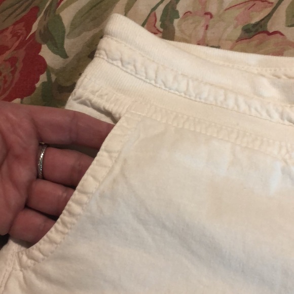 ANN TAYLOR LOFT Size 14 Marisa Wide Leg Crop Linen Cotton Summer Cozy $109 NEW - Picture 11 of 16